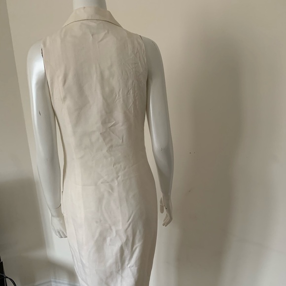 Port international linen mix long button dress - Picture 6 of 14